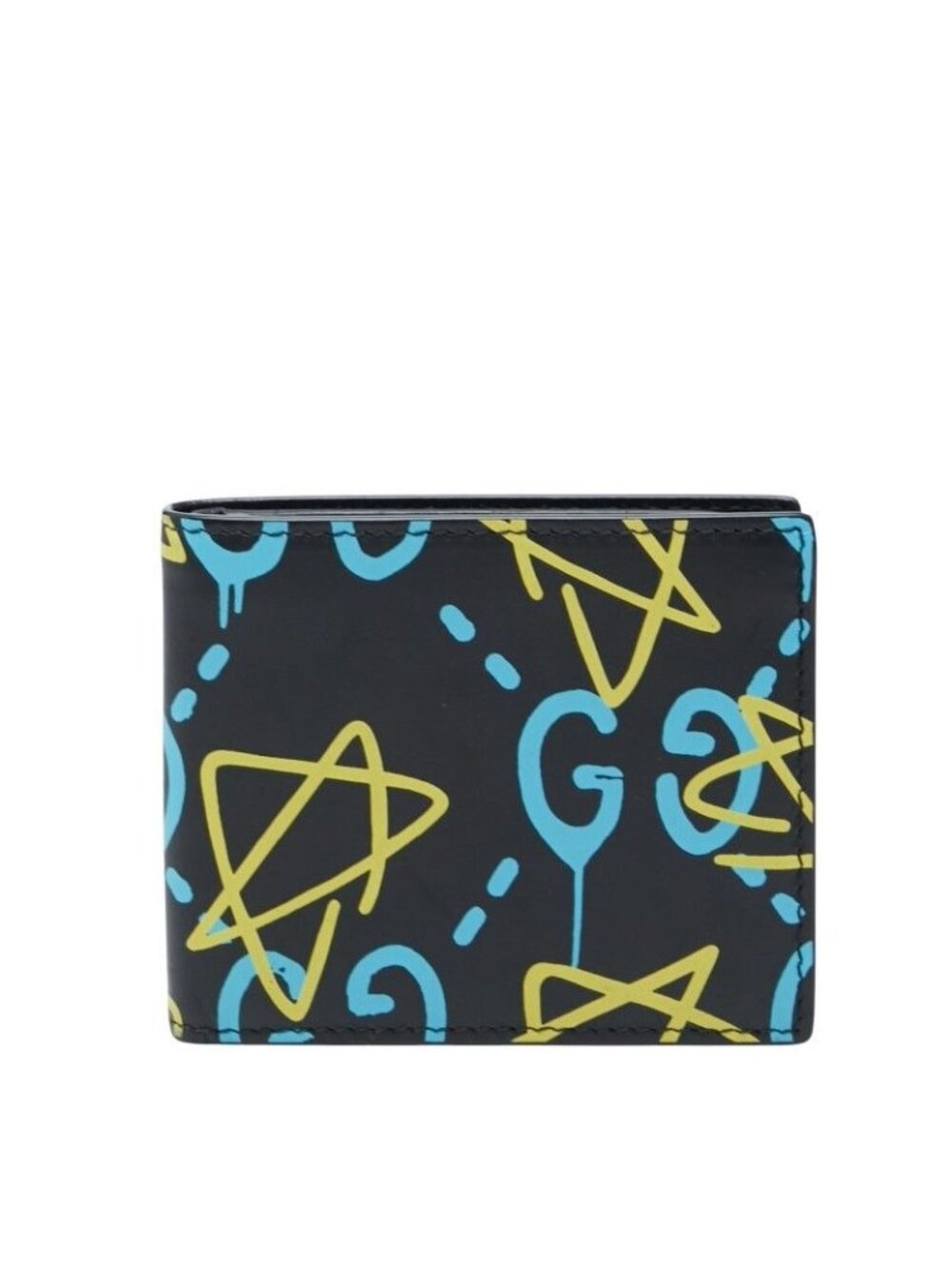 Gucci GG Ghost Black Blue Yellow Leather